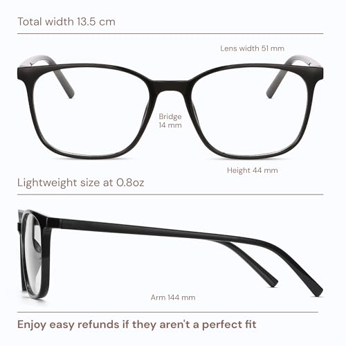 Gaoye Blue Light Blocking Glasses Women/Men, Computer Gaming Fake Eyeglasses Anti Uv Ray-Spring Hinge  thumb #2