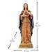Virgin Mary Statue Sacred Heart Figure Resin Sculpture Savior Figurine Catholic Religious Home Chapel Decoration
