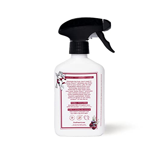 Poo-Pourri Home Air + Fabric Multi-Purpose Odor Eliminating Room Spray, Holiday Spice, Cranberry + Cinnamon + Balsam Fir, 11 Fl Oz (Az10088) #TOP1