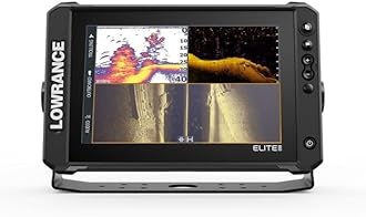 LowranceElite FS Fishfinder/Chartplotter, Available with and Without Transducer