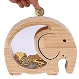 Elephant Piggy Bank for Kids Money Bank for Toddlers Elephant Room Decor for Boys and Girls Coin Jar Unbreakable Personalized Coin Bank