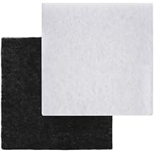 12202 Carbon and coarse pad Replacement Filter, Suitable for Pond Filtration 30.48 cm x 30.48 cm Black