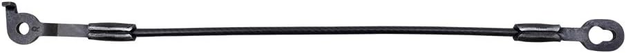 Brock Replacement Driver and Passenger Tailgate Support Cable Set with Pin and Clip Compatible with 1994-2004 S10 Sonoma Pickup Truck