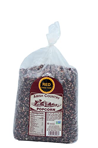 Amish Country Popcorn | 6 Lbs Bag | Red Popcorn Kernels | Old Fashioned, Non-Gmo And Gluten Free (Red - 6 Lbs Bag) #TOP25