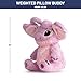Jay Franco Weighted Disney Plush Pillow Buddy - 2.5 lbs Soft Plushie Stuffed Pillow, 15 Inches, Pink - Angel