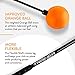 Orange Whip Golf Swing Trainer Aid, Patented Counterbalanced Golf Swing Aid, Made in The USA, 47