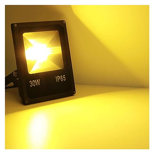 Lampe de recherche LED extérieure jaune pour sécuriser votre jardin la nuit