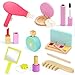 Produktbild Schminke Kinder Mädchen Schminkkoffer Holz Kinderschminke Set Mädchen,16-teiliges Make-up-Spielzeug für Rollenspiel,Geschenk für Weihnachten Geburtstag für schminktisch Kinder ab 2 3 4 5 6 Jahre