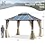MELLCOM 10x12FT Hardtop Gazebo, Permanent Outdoor Aluminum Patio Gazebo with Aluminum Composite Double Roof for Patio Lawn and Garden, Curtains and Netting Included