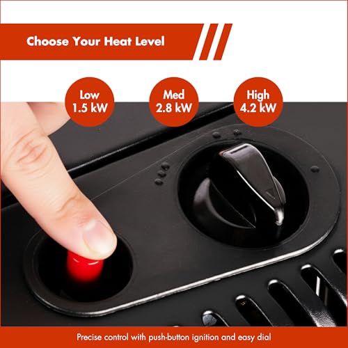 Straame Indoor Gas Heater 4.2KW – Portable, Compact, & Efficient Heating Solution for Home, Garage, and Office – Safe, Adjustable, Energy-Efficient – Ideal for Small Spaces - Image 2