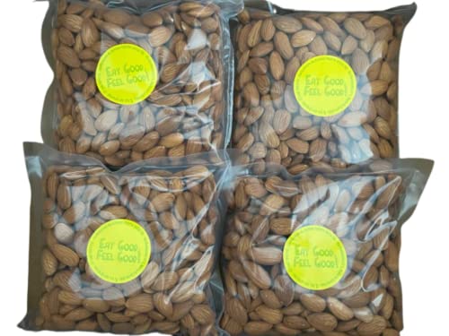 Amandes décortiquées extra claires naturelles. Paquet 4 x 500g. Excellente qualité Cover