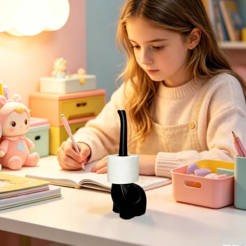 Soporte para rollo papel higiénico de elefante sin taladros 3