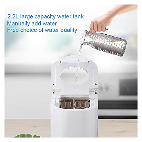 Máquina para hacer cubos de hielo portátil para mesada miniatura 6