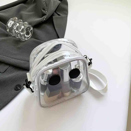 Easter Devil Face Transparent Shoulder Bag, Funny Ghost Spooky Crossbody Bag For Women, Novelty Clear Purse Demon Satchel3
