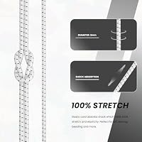 Abma Cord Gummischnur 2mm x 30m Gummikordel Gummiband Elastische Gummiseil – Ansicht 3