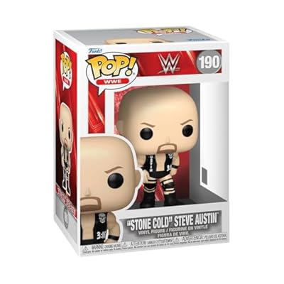 Funko Pop! WWE: WWE 8 - Stone Cold Steve Austin Cold - Figura de Vinilo Coleccionable - Idea de Regalo - Mercancia Oficial - Juguetes para Niños y Adultos - Sports Fans - Muñeco para Coleccionistas | Ya disponible en tu tienda friki favorita! En mundofriki.es!