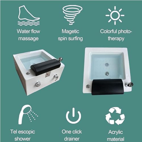 Bañera portátil para pies Spa con masaje y drenaje automático miniatura 7