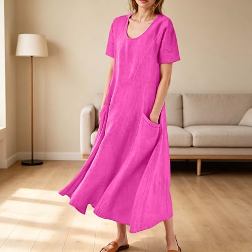 Robe d'été décontractée à manches courtes pour vos vacances