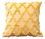 2-Pack Decorative Square Pillowcase Set Super Soft Luxurious Faux Fur Pillowcase for Sofa Living Roo