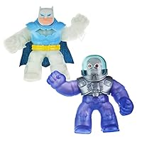 Heroes of Goo Jit Zu DC Versus Pack - 2 Stretchy, Squishy Figures with Super Squishy Arctic Armor Batman Versus Super Gooey Mr. Freeze, Multicolor (41393)