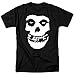Misfits Fiend Skull Logo T Shirt and Exclusive Stickers (Large)