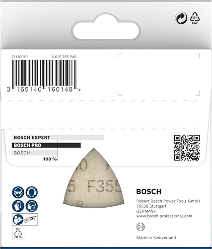 Bosch Disque abrasif F355 pack de 5 G240 2608605196 - vue 5