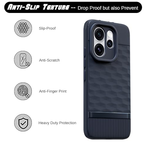 Image of Shockproof Case Compatible with Oppo Reno15 Pro 5G / 15 Pro Mini 5G | Full Camera Protection | TPU Flexible Back Cover for Oppo Reno15 Pro 5G / 15 Pro Mini 5G (Steel Blue)