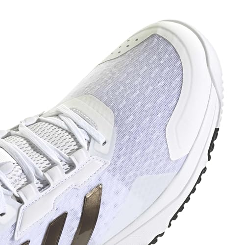 adidas Men's Crazyflight 6 Mid Top, White/Black/White, 8.5 - image 7