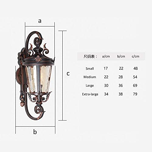 GLXLSBZ Outdoor Wall Lantern Garden Weatherproof Wall Sconce Backyard Retro Wall Lamp Aluminum Courtyard Rust-Proof External Patio Fi(Home Lighting) steampunk buy now online GLXLSBZ Outdoor Wall Lantern Garden Weatherproof Wall Sconce Backyard Retro Wall Lamp Aluminum Courtyard Rust-Proof External Patio Fi(Home Lighting) steampunk buy now online