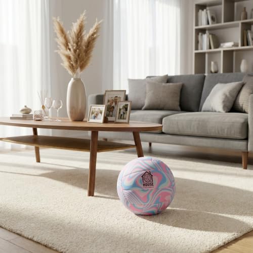 Image of in The House Soft Indoor Volleyball for Boys & Girls (Ages 3+) - Realistic Feel - Training Ball for Indoor Play - Bring Vball Practice Home - Great Gift for Any Volleyball Player