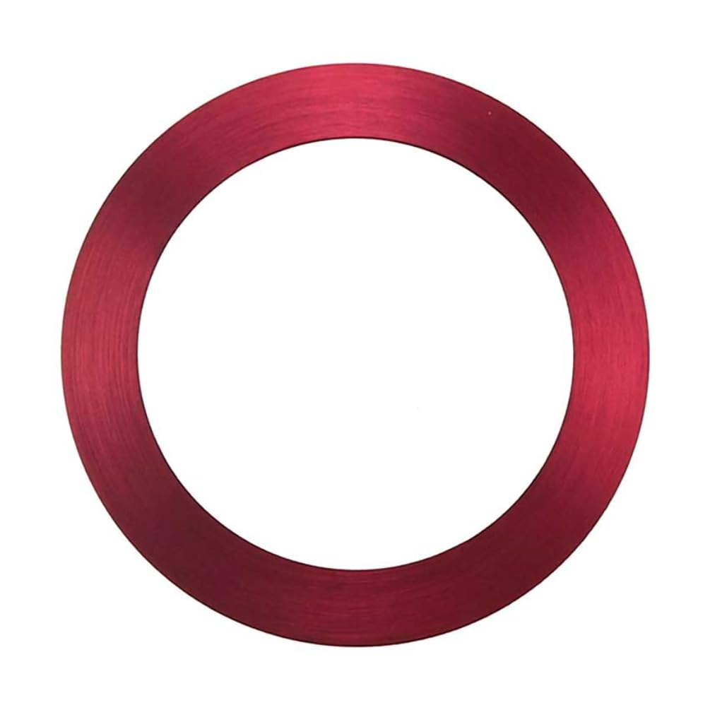 Replacement Colorful Steel Ring for PSP 2000 1000 for PSP1000 PSP2000 UMD Back Door Cover Ring (Red)