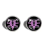 Handmade Fashion Jewelry Awakening Symbol Fire Emblem Grima Cufflinks Cuff links Cosplay Purple