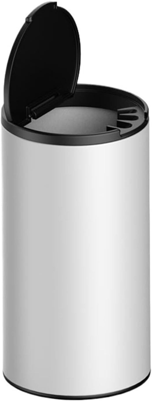 Car Ashtray Creative Multi-functional Aluminum Alloy With Lid Automotive Ash Cartridge Trash Can Automatically Extinguish Smoke(Gold)