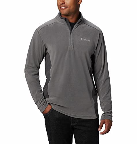 Columbia Men's Klamath Range Ii Half Zip, City Grey/Shark, Small #TOP3