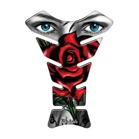 Keiti Motorcycle Tank Pad Rose Visage KT8140 Cover