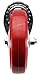 5 Inch Total Lock Caster - Red Polyurethane Wheel - 1/2