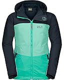 100% Polyester Jack Wolfskin Kinder Argon Ice 3IN1 Jacke, Elektrisches Grün, 128