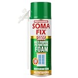 Expanding Foam - Multipurpose Polyurethane Foam Filler for Doors, Pipes, Frames, Windows, Cracks & Holes + All Weather (500ML)
