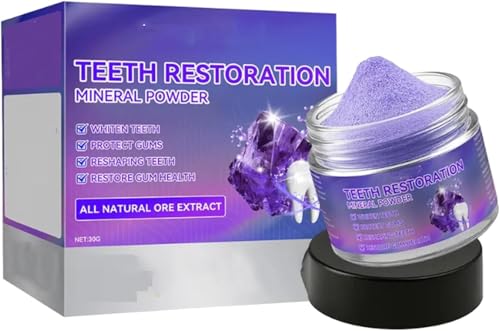 Dormorna Mineralpulver zur Zahnrestauration, Zahnreparatur Mineralpuder, Zahnrestauration Pulver, Zahn Reparatur Pulver, Natürliche Zahnstärkung und Zahnfleischpflege, Für frischen Atem (1)