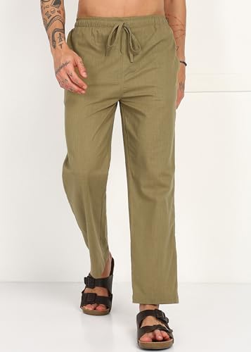 Image of Men's Cotton Linen Pajama