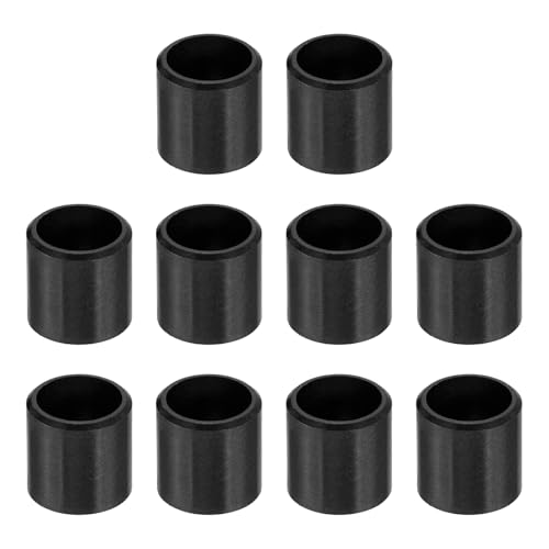 Bague de roulement en plastique noir 8mm manchon de friction x10