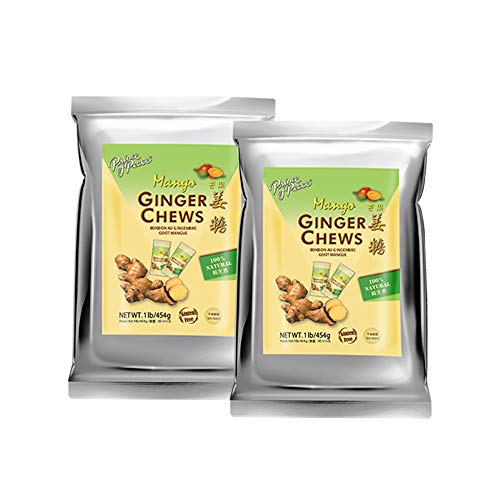 Prince of Peace Mango Ginger Chews 1 lb, 2-Pack