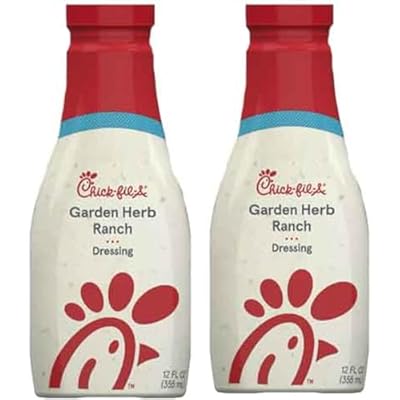 Chick-Fil-A Refrigerated Salad Dressings, 2-Pack 12 fl. oz. Bottles Garden Herb Ranch