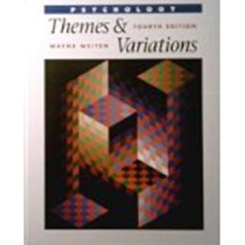 Hardcover Psychology: Themes & Variations Book
