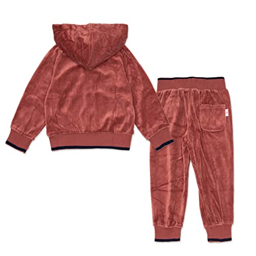 Noonoojoojoo Kids Baby Girls Tracksuit Velour Hooded Jogger Pants Set Sweatsuit 2-10Years Gift #TOP3