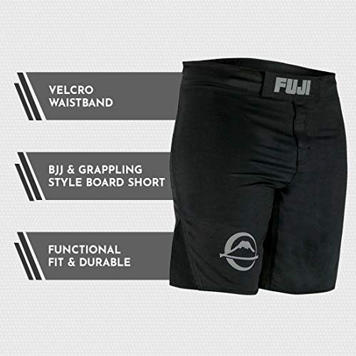 FUJI - Baseline Grappling Shorts - Fight Shorts - Black, 32