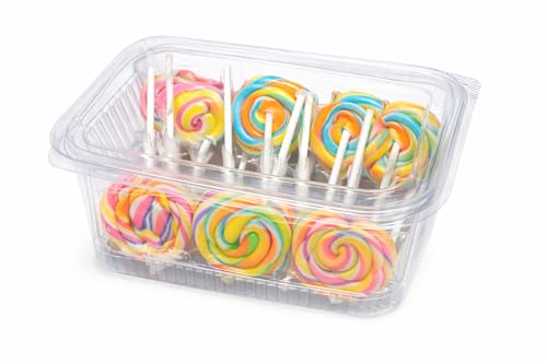 Image of Homemade Lollipops with Real Fruit Extract | Natural Hard Candy Treats | Assorted Flavors | No Artificial Colors or Preservatives (Medium size)- 15 pc
