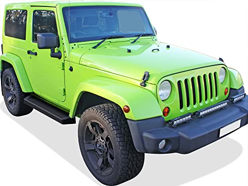 Estribos APS para Jeep Wrangler JK 2007-2018, negro miniatura 6