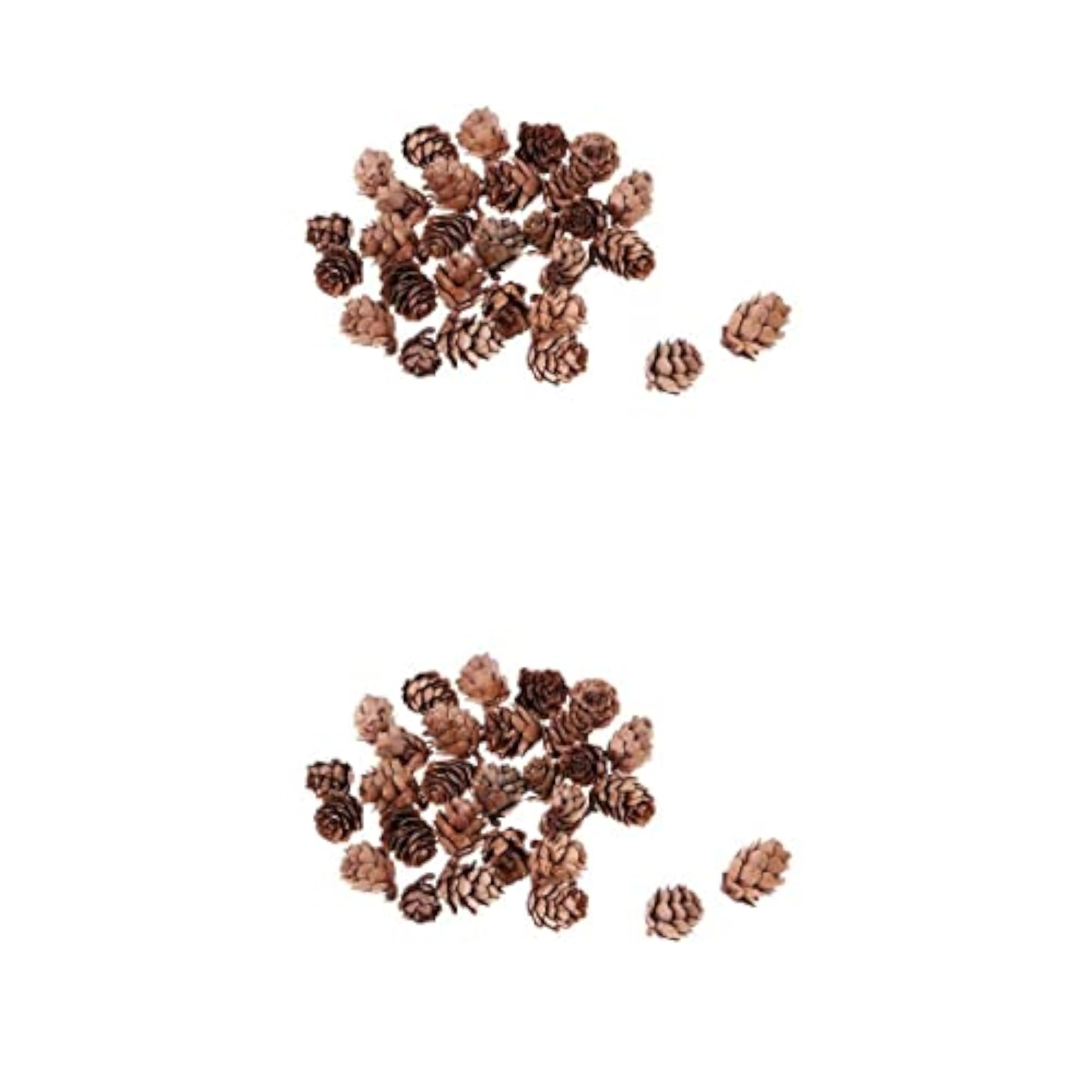 60 Pieces Mixed Natural Pine Cones for Home Decoration