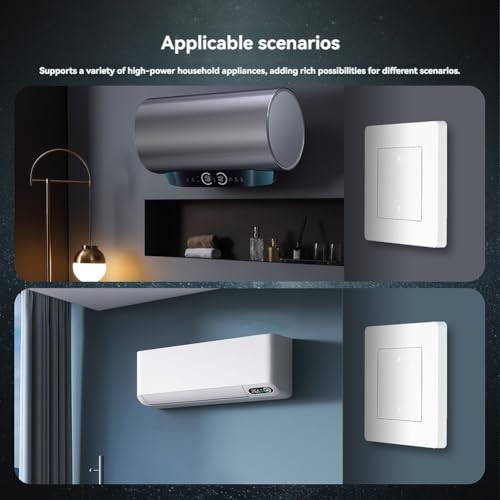 Chauffage connecté : Interrupteur Double Pôle ZigBee 20A Tuya